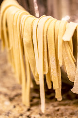 Homemade egg pasta fettuccine version 1