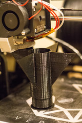 3D print of a model rocket