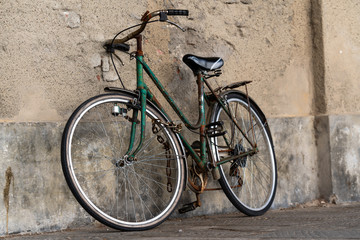 Fototapeta na wymiar Bike in Tuscany, Italy, Fahrrad in der Toskana, Italien