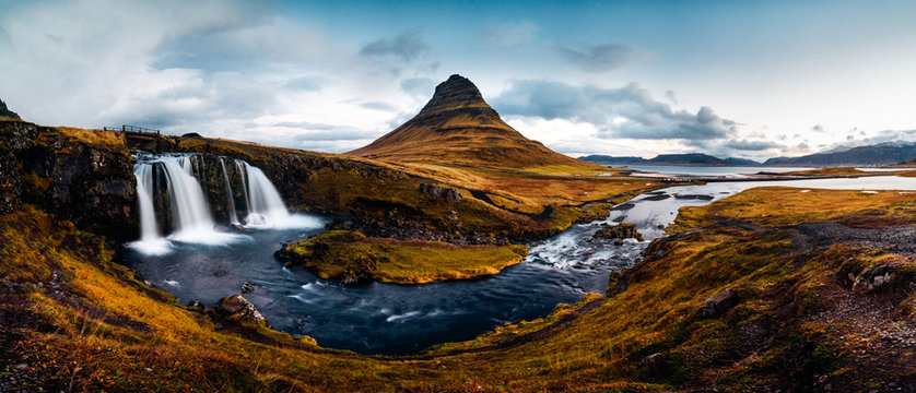Sunrise in Kirkjufellsfoss