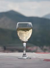 a bit snack on the hill in Greece