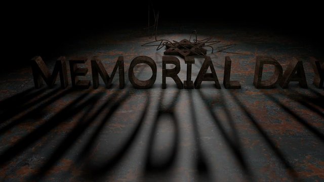 3d rendering animation of scene of the commemoration of the day of memory of the victims of the holocaust
