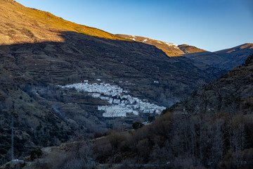 Trevelez village in Spain