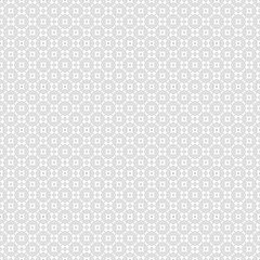 Subtle vector seamless pattern. Delicate white and gray geometric texture