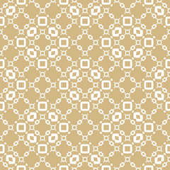 Golden abstract geometric seamless pattern. Subtle ornament with mesh, lace