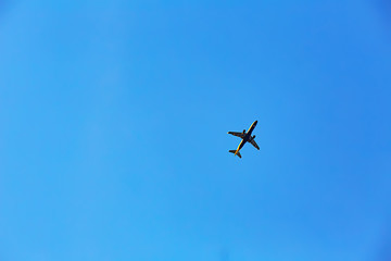airplane in the sky