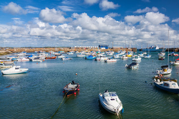 Fototapeta na wymiar Penzance Harbour Cornwall England UK