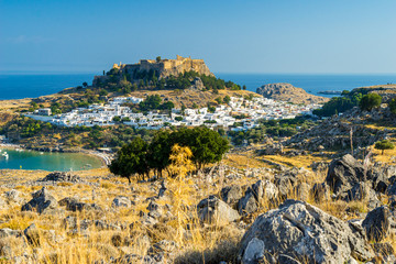 Fototapeta na wymiar Lindos Rhodes Greece Europe