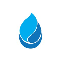 water drop logo vector