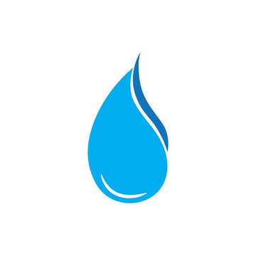 water drop logo vector