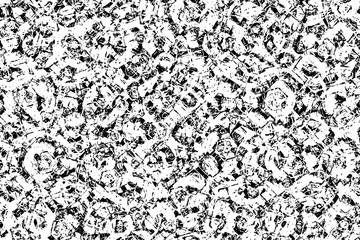 Abstract black and white background. Grunge texture. Monochrome vector pattern