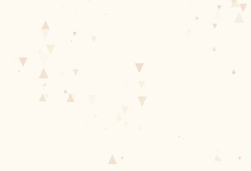 Light Red vector layout with lines, triangles.