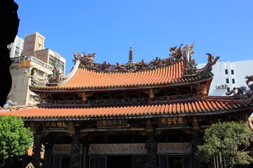Fototapeta na wymiar 台北の龍山寺、