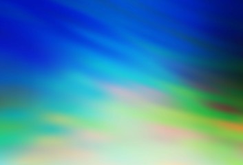 Light Blue, Green vector background with wry lines. Shining colorful illustration in simple style. Brand new design for your ads, poster, banner.
