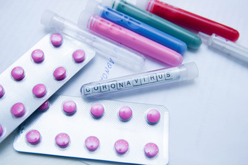 epidemic test and analysis coronavirus, a vaccine and a cure for the virus appeared in Wuhan, China