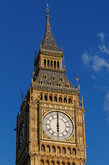 Fototapeta na wymiar Big Ben at the Palace of Westminster, London England United Kingdom UK