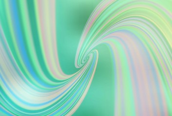 Light BLUE vector layout with bent lines. A sample with colorful lines, shapes. Elegant pattern for a brand book.