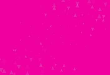 Light Pink, Yellow vector pattern with polygonal style.