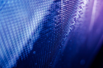 CloseUp LED blurred screen. LED soft focus background. abstract background ideal for design.