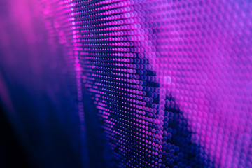 CloseUp LED blurred screen. LED soft focus background. abstract background ideal for design.