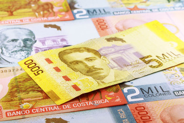 Obraz premium Costa Rica Money, currency of Costa Rica