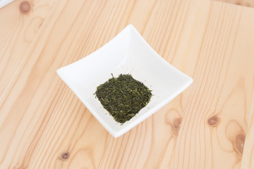 緑茶の茶葉