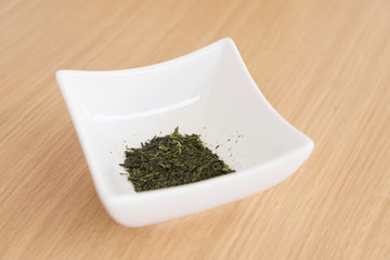 緑茶の茶葉