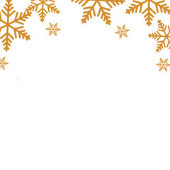 snowflakes christmas decoration isolated icon