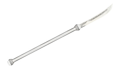 ancient sword isolated on white background
