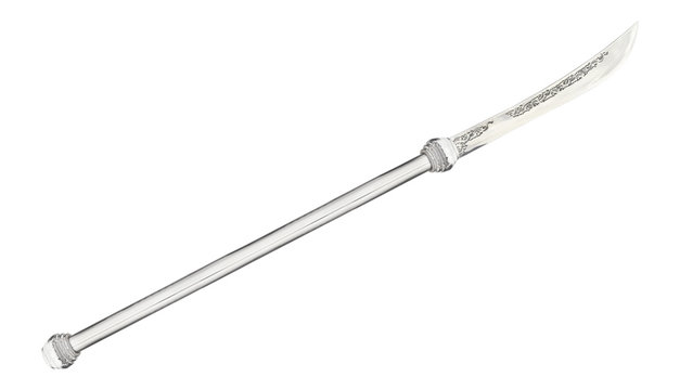ancient sword isolated on white background