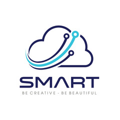 Cloud Tech, Cloud Technology Logo Vector