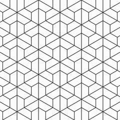 Pattern geometry of hexagon background. Pattern is on swatch panel.