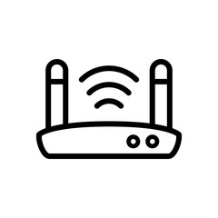 Router line icon