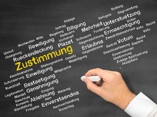 Zustimmung