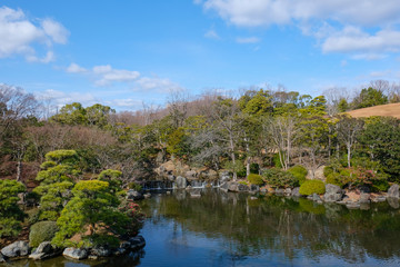 Naklejka na ściany i meble 日本庭園　風景