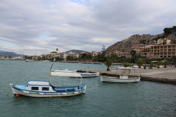 Fototapeta na wymiar Greek Harbor