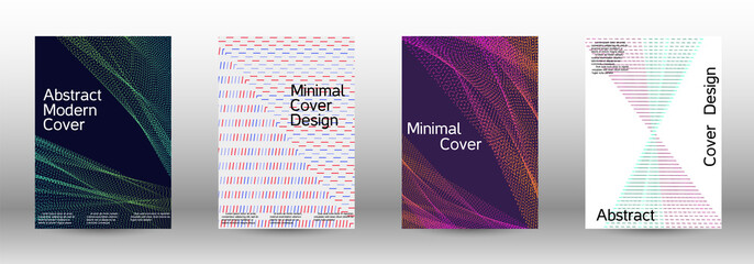 Cover design template set 