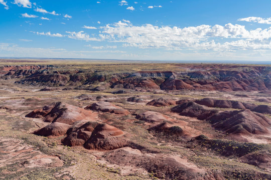 Beautiful landscape of Tiponi Point at Petrified Forest National Park