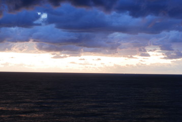 호미곶 일출 동틀녘