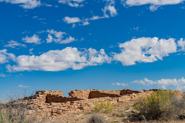 Beautiful landscape of Puerco Pueblo, Petrified Forest National Park