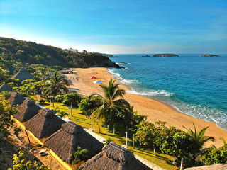 Cabañas en la playa