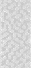 White Hexagon Wallpaper For Smartphone (3D Illustration)
