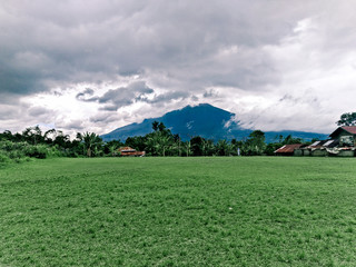 Fototapeta premium village in the mountains