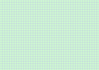 A3 size graph paper, green sub-lines Blue main line