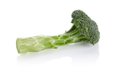 Fresh Broccoli Isolated on White Background