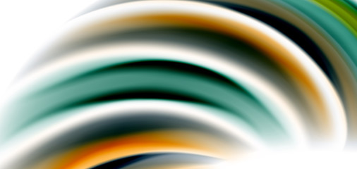 Silk smooth lines on white, liquid fluid color waves. Vector Illustrations For Wallpaper, Banner, Background, Card, Book, Illustration, landing page, cover, placard, poster, banner, flyer, design