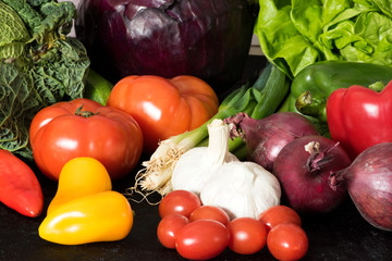 Nahaufnahme von Gemüse