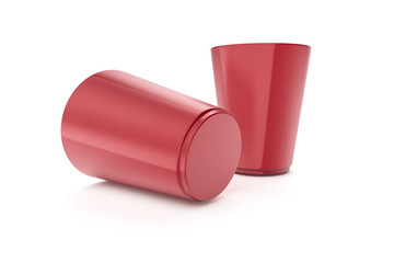 3D Rendering of Coffee Mug  on White