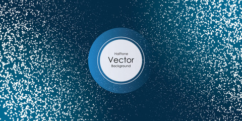 Techno background with glowing dots, hi-tech concept, blue color