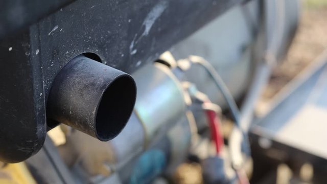 Close-up. The master starts the station through manual start to generate electricity.